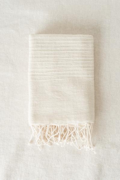 Riviera Cotton Hand Towel In Natural