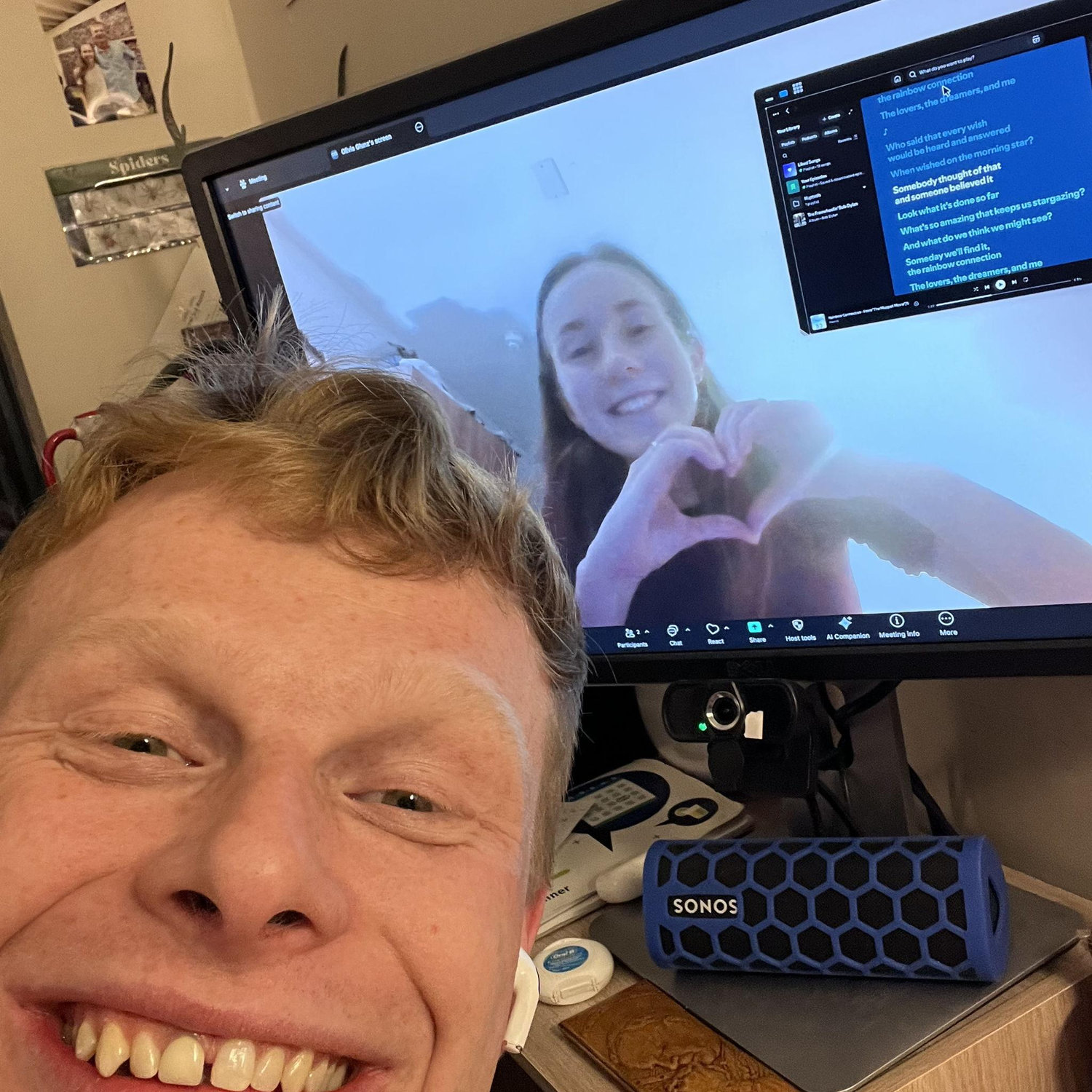 Long-distance Valentine's Day!