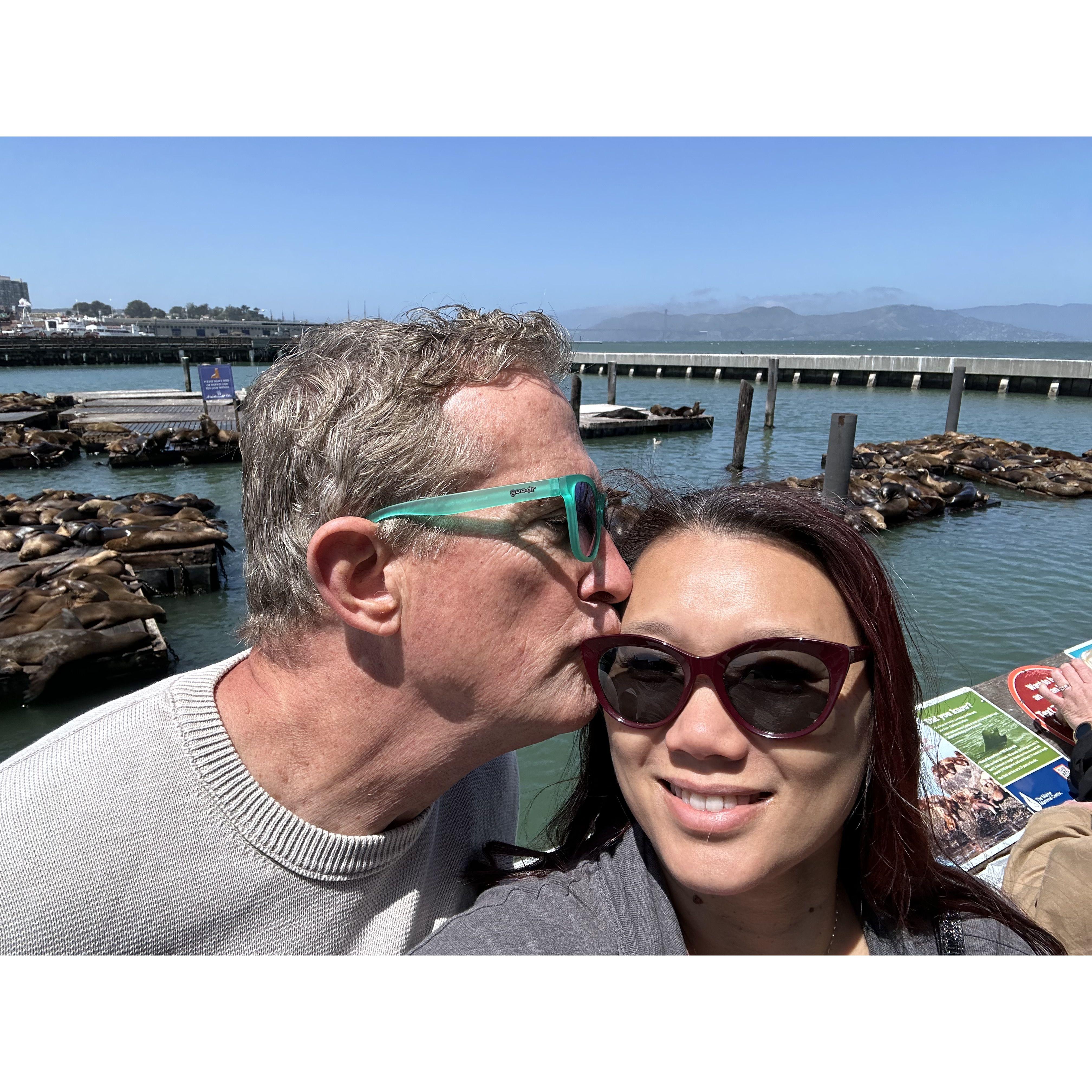 Showing Milton around SF