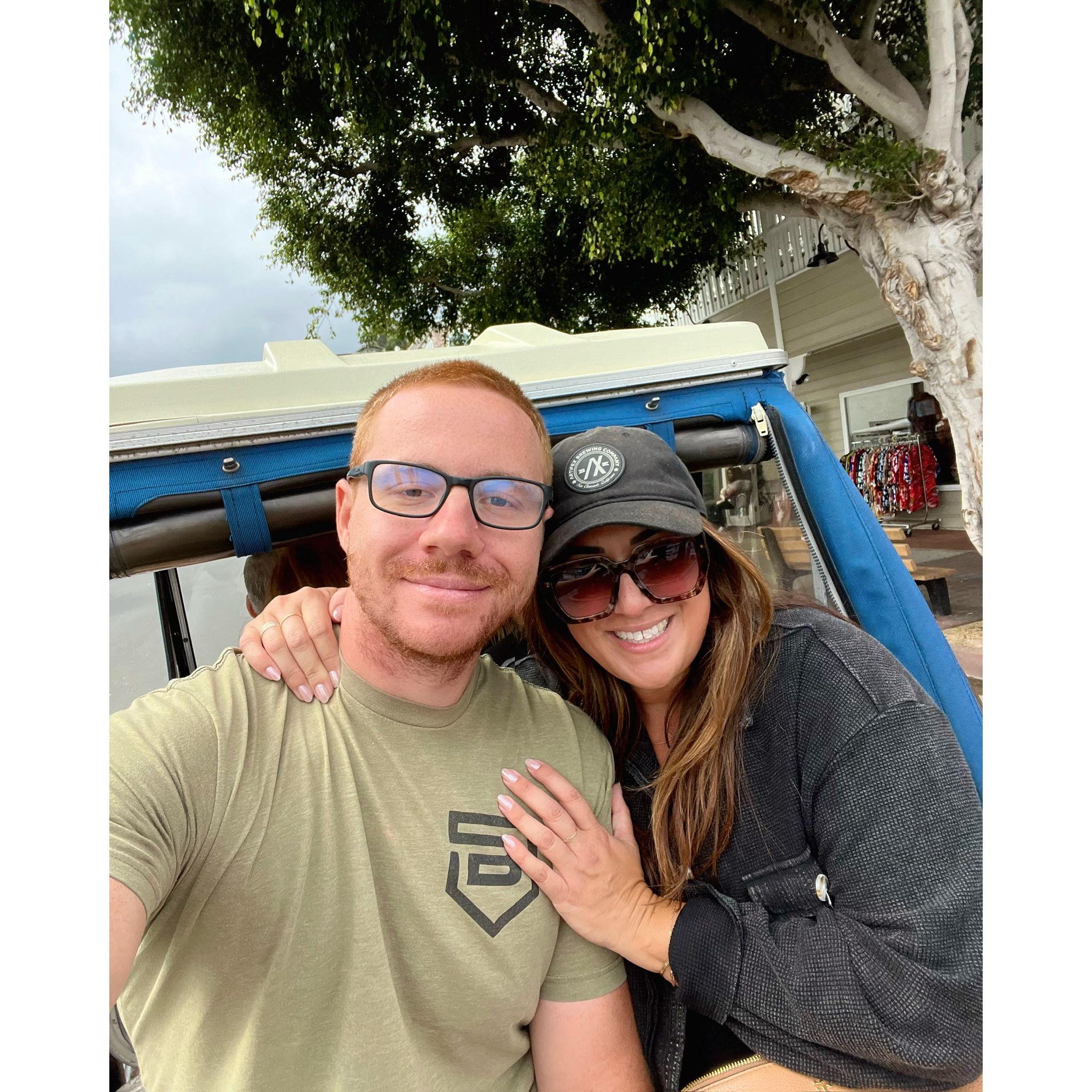 Alyson meets Brandon's parents for the first time in Catalina!