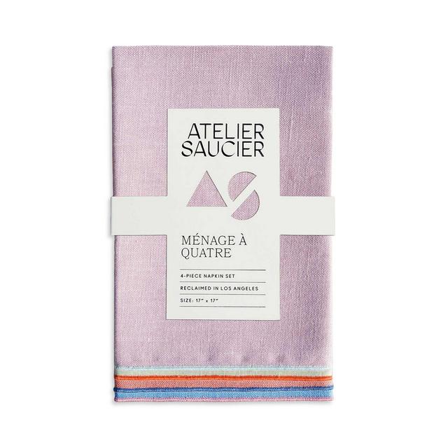 ATELIER SAUCIER The Palm Springs Napkins, Set of 4