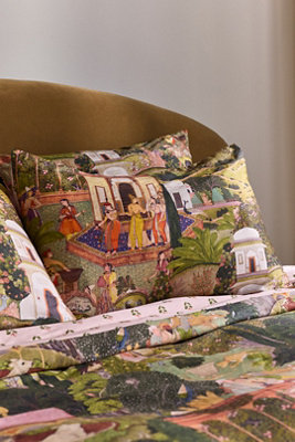 MINDTHEGAP Cotton Sateen Printed Shams, Set of 2