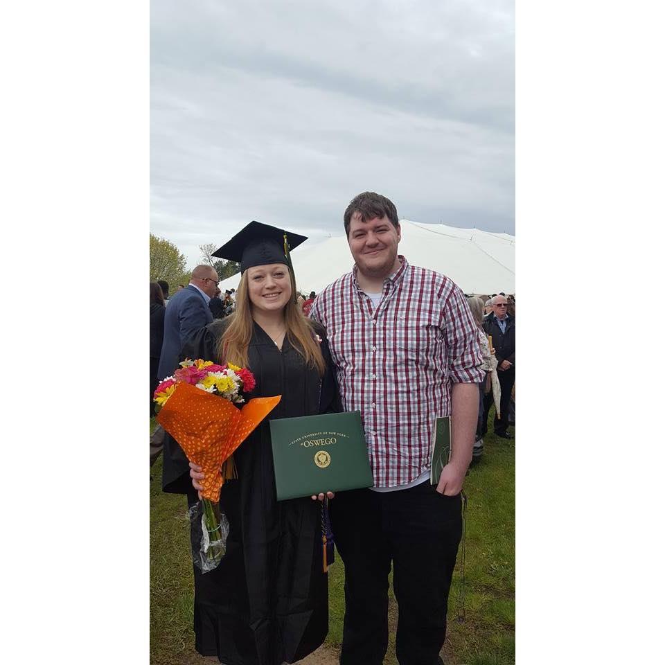 2017: Kailey graduates from Oswego