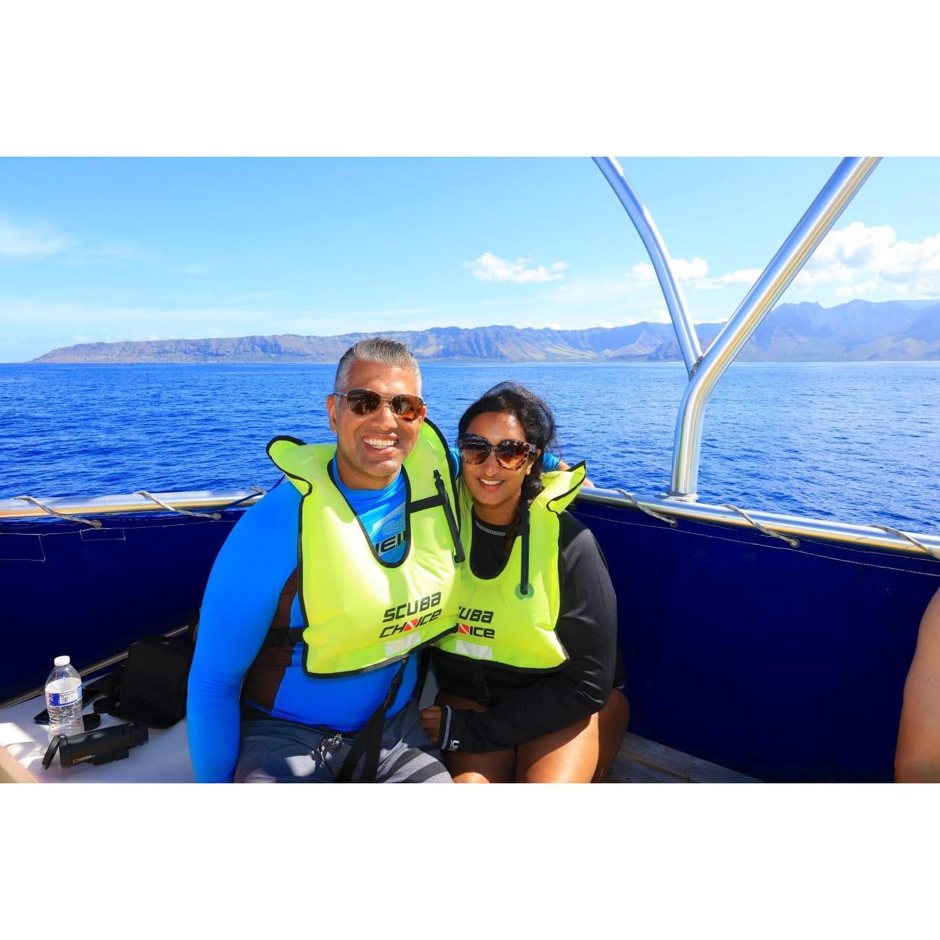 Snorkeling with the dolphins, Hawaii