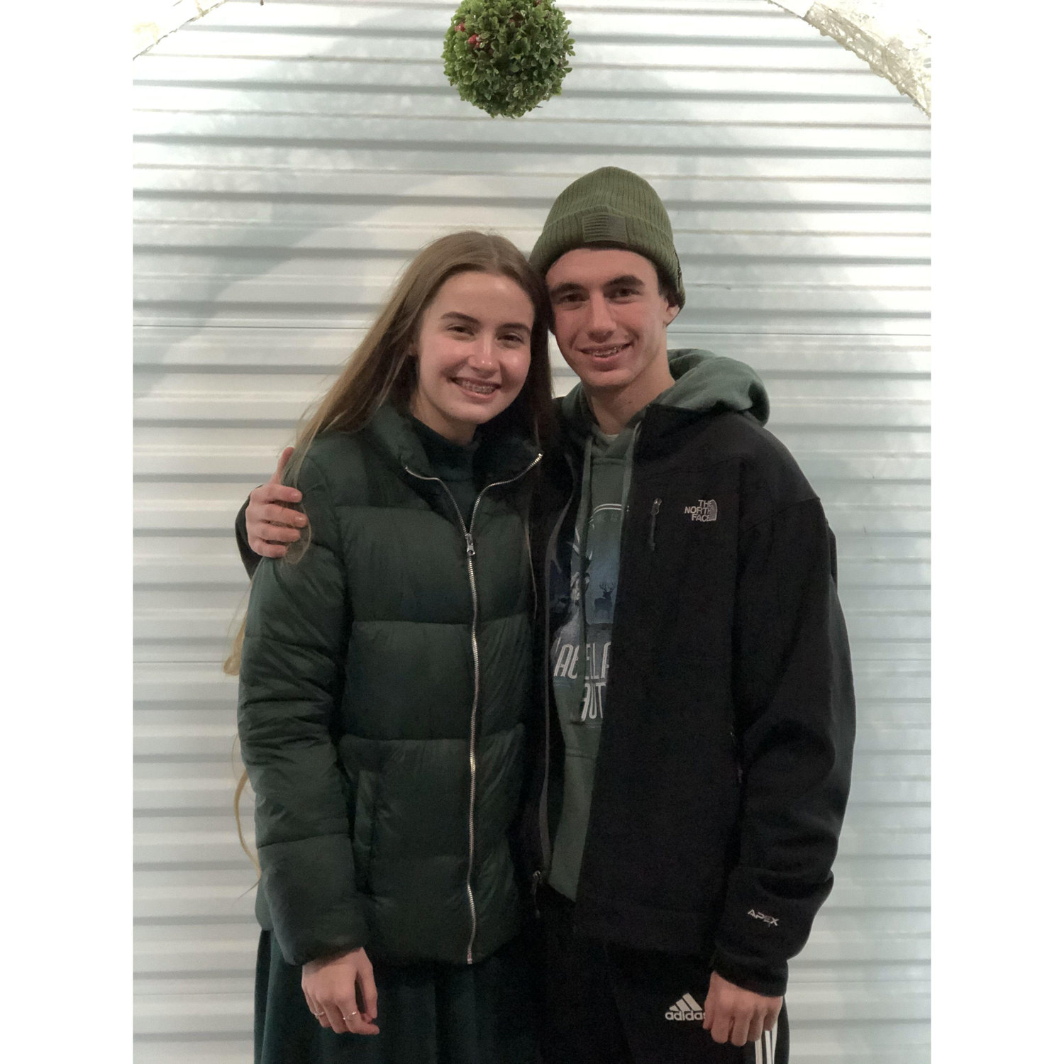 The first Christmas we spent together as a couple, in 2019.