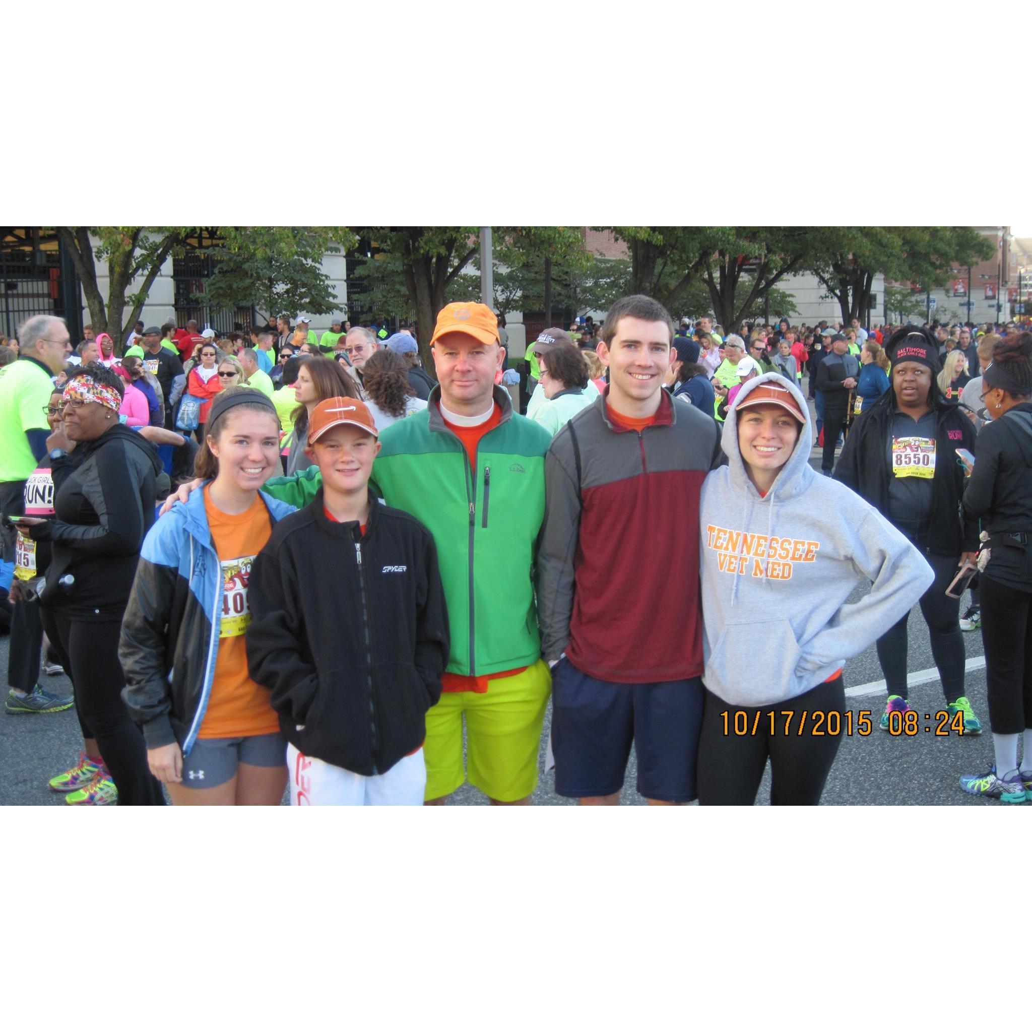 Baltimore Running Festival in October 2015!