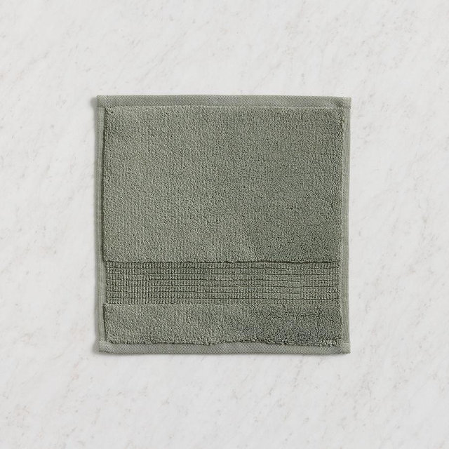 Cloud Washcloth, Seagrass Green