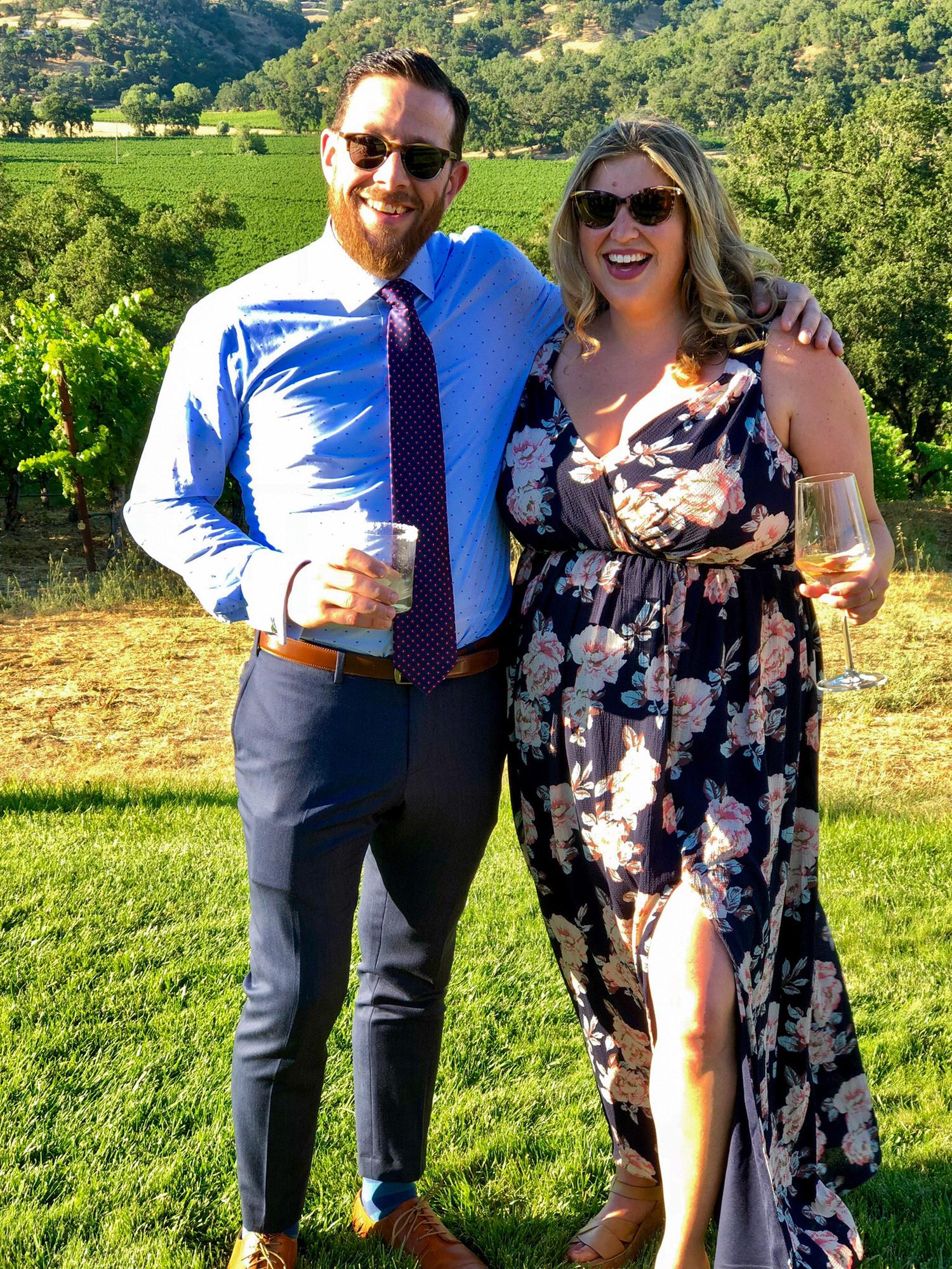 Post co-officiating our best friends wedding in July 2018