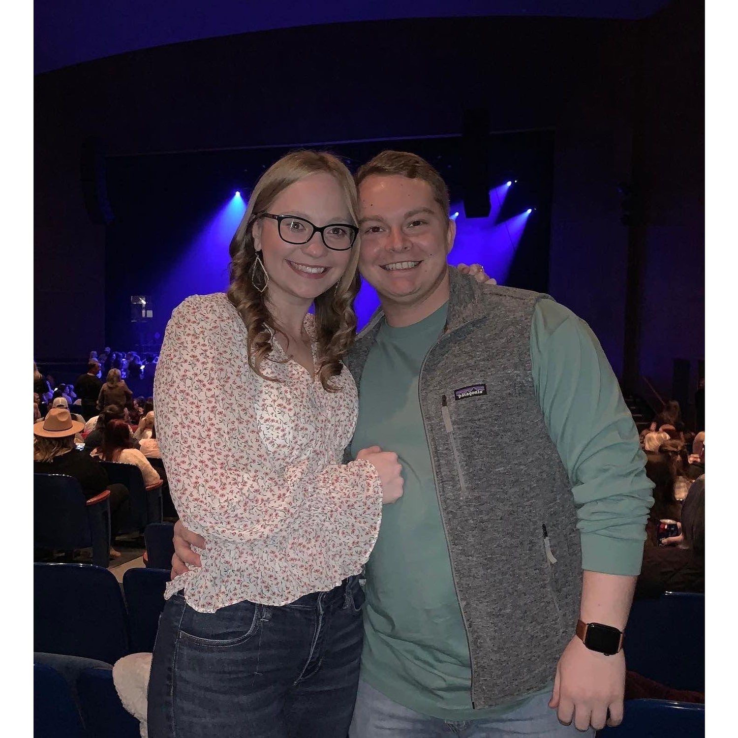 When we went to see Brett Young live in Knoxville!!!