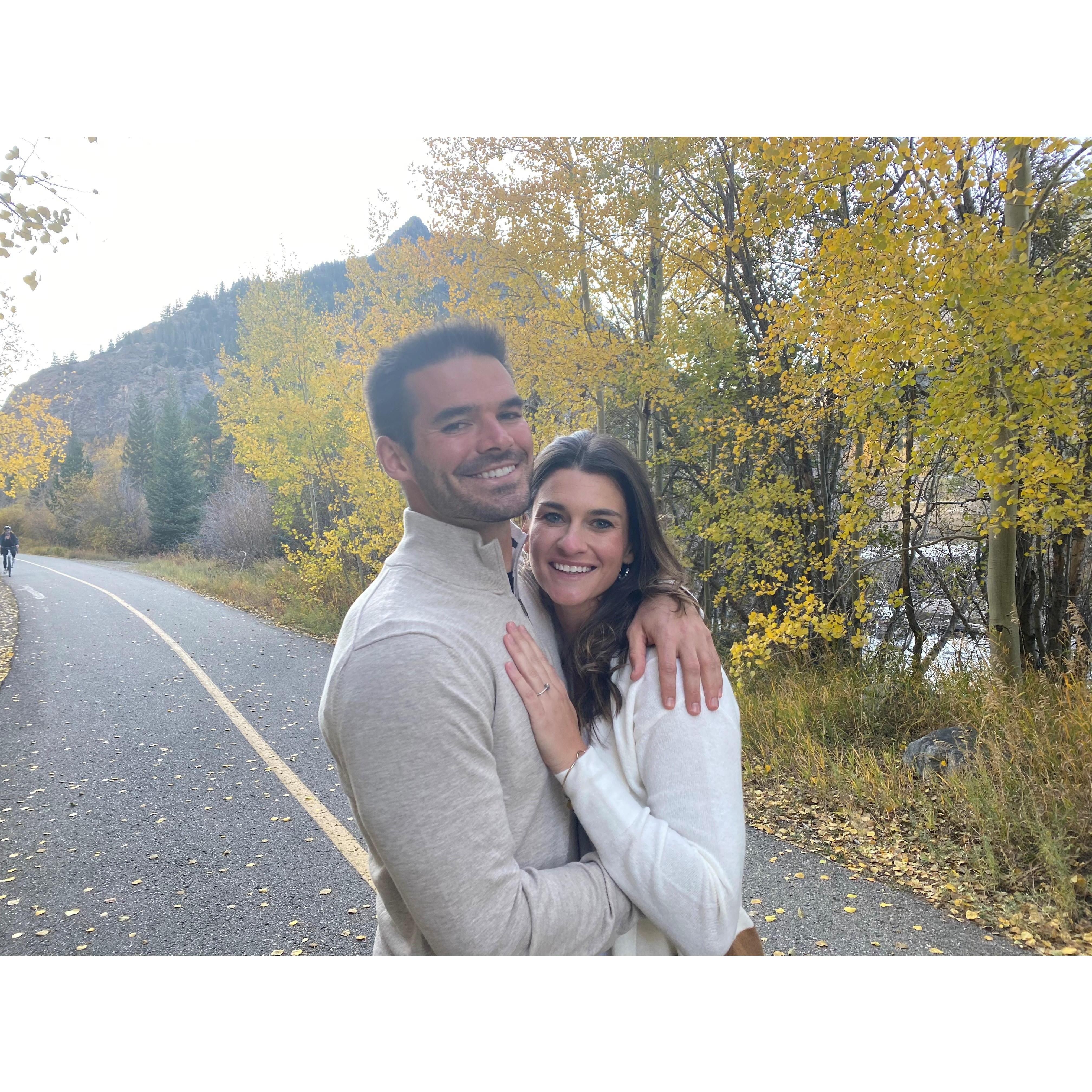 Engagement photos in Colorado. Book Lisa Jett and her iPhone 10 if you need the best photographer in the game!