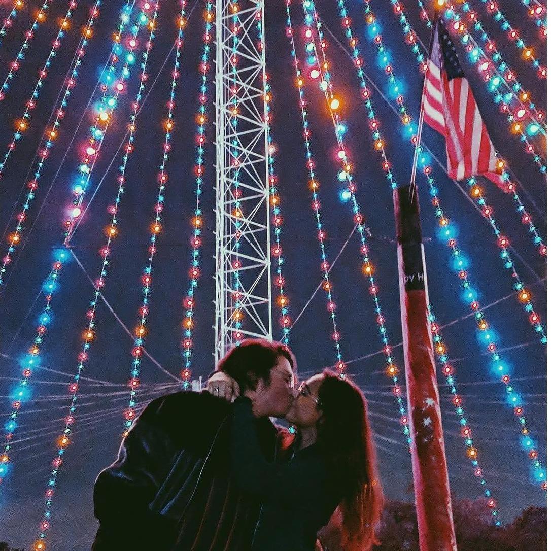 We've got this picture hanging in our apartment on a giant canvas with a secret little love note from Ricky on the back of it.