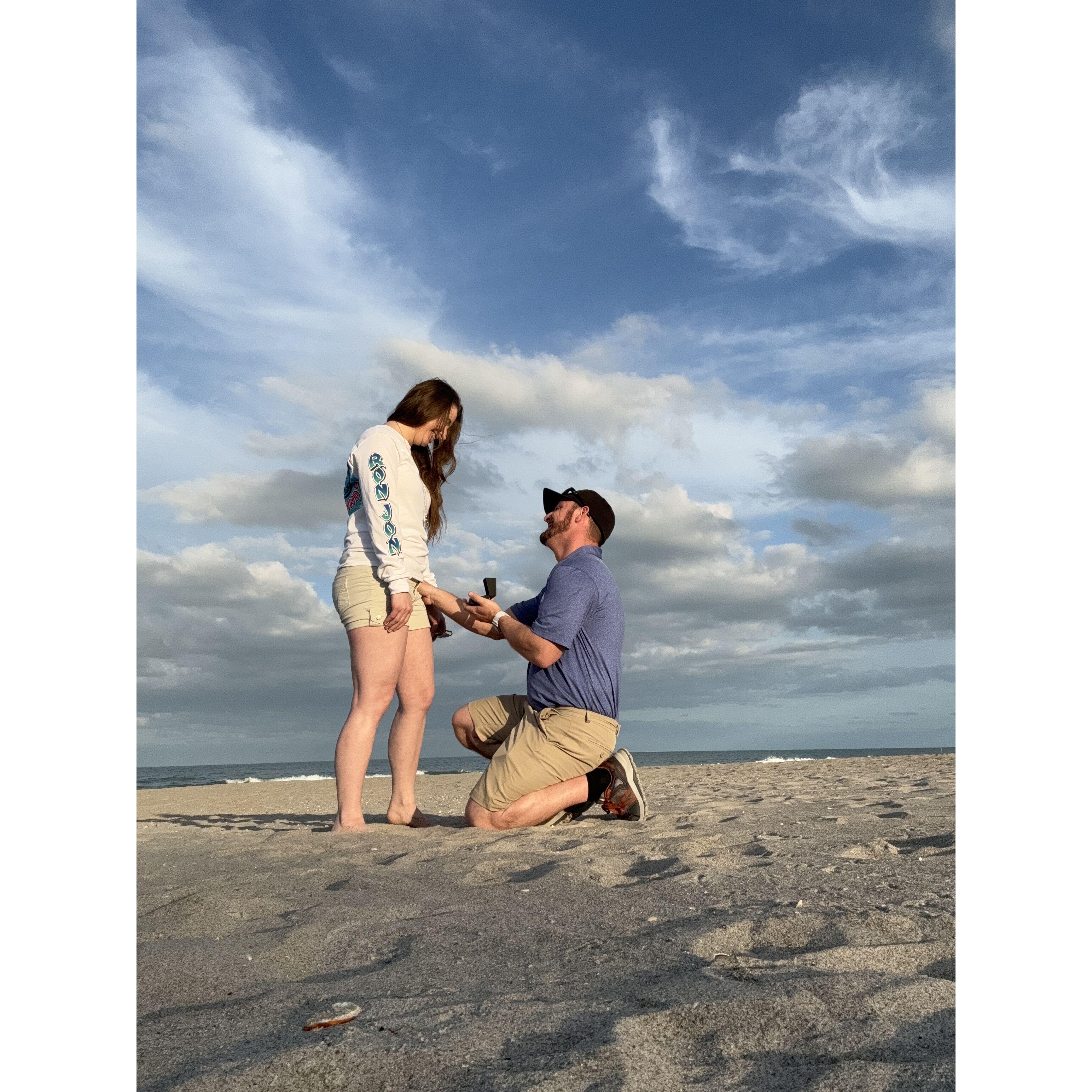 She Said Yes! Cocoa Beach April 23, 2024