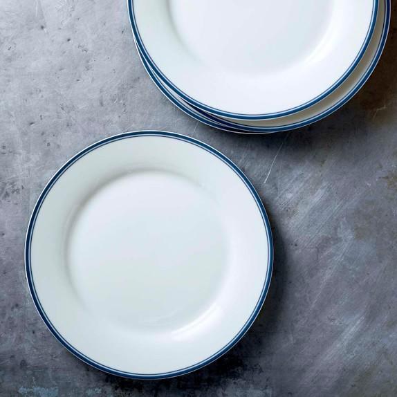 Williams Sonoma Open Kitchen Bistro Salad Plates, Set of 4, Blue