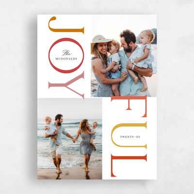 Nutmeg, White Holiday Card - Vesper