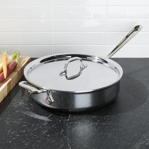 All Clad - All-Clad ® d3 Stainless Steel 3-Qt. Saute Pan with Lid