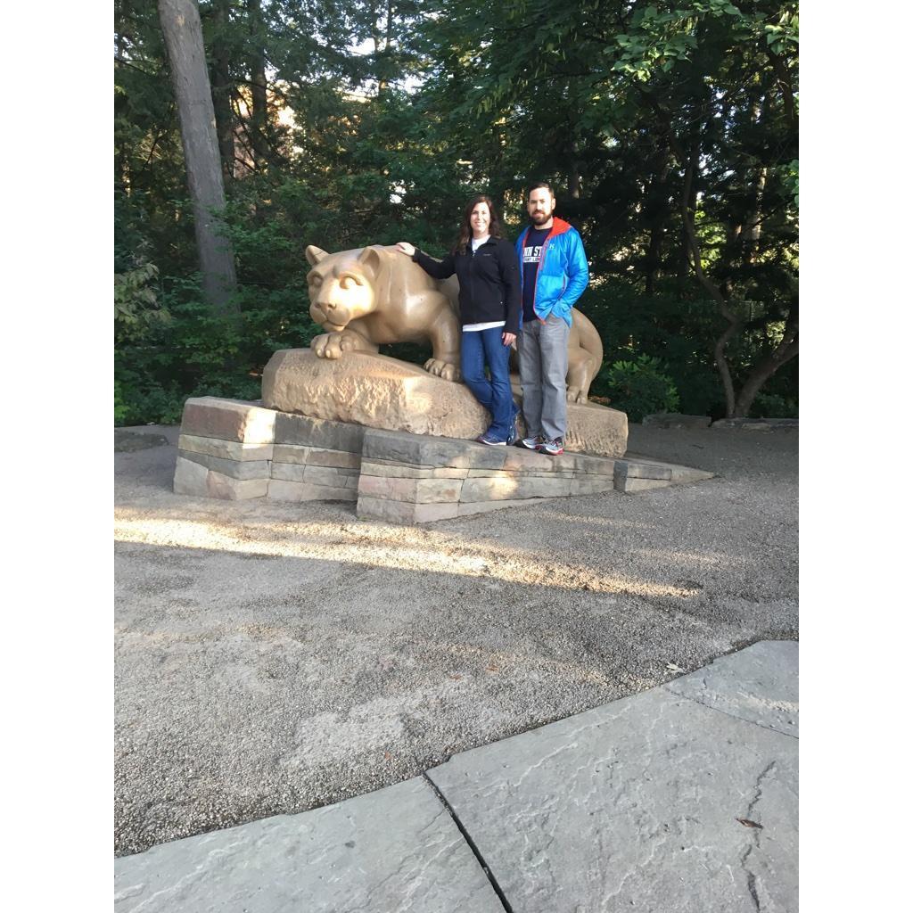 Keith's first trip to Penn State!