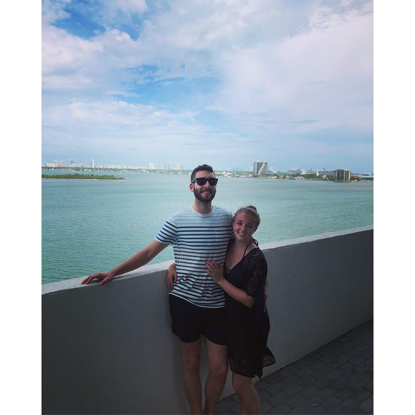 The only second of our Miami Memorial Day vacation that it didn't rain. Ya win some, ya lose some.