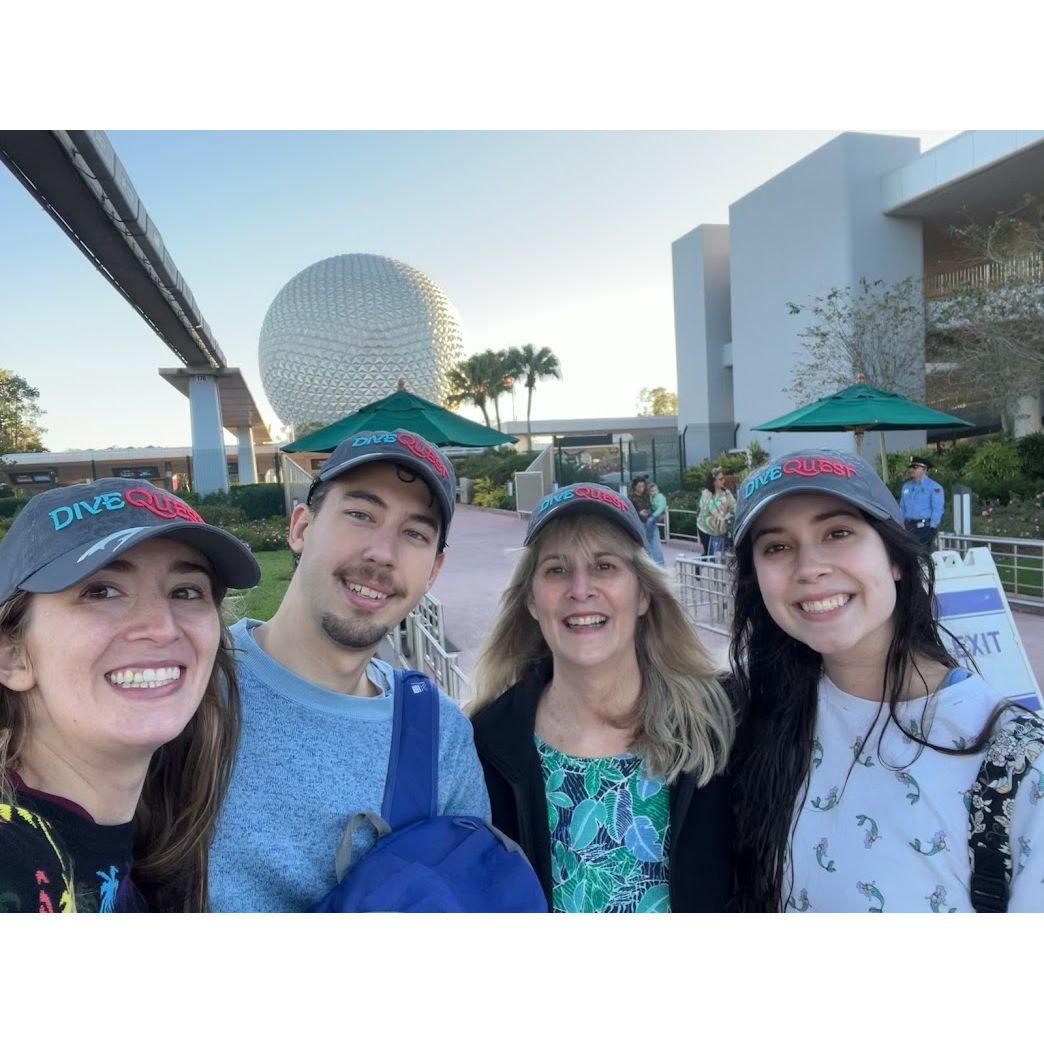 family scuba trip to epcot