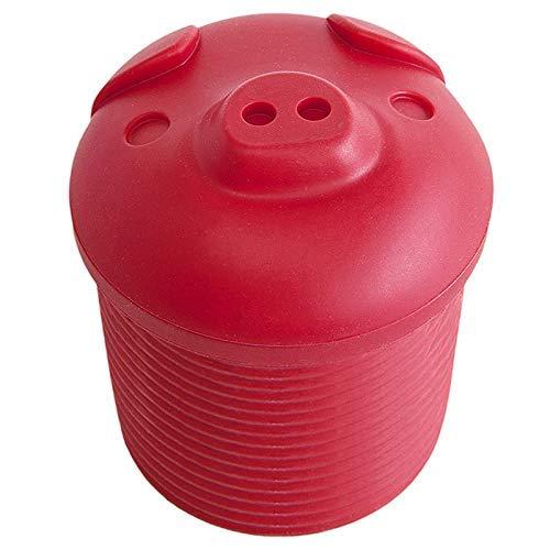 Collapsible Oil filter silica gel container oil collector, Mesh Strainer Dust-Proof Lid for Storing Frying Oil and Cooking Grease Storage,Bacon Grease Container Oil Strainer Silicone Collecto (red)