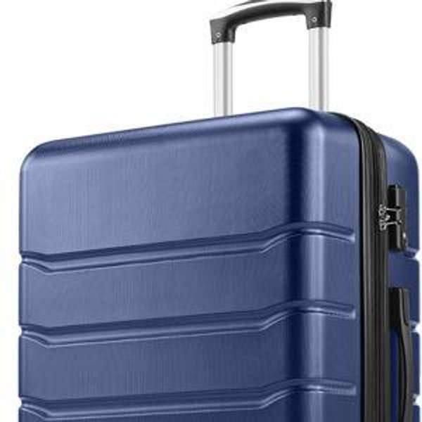 Hard Shell ABS Suitcase, 28 Inch Navy Blue