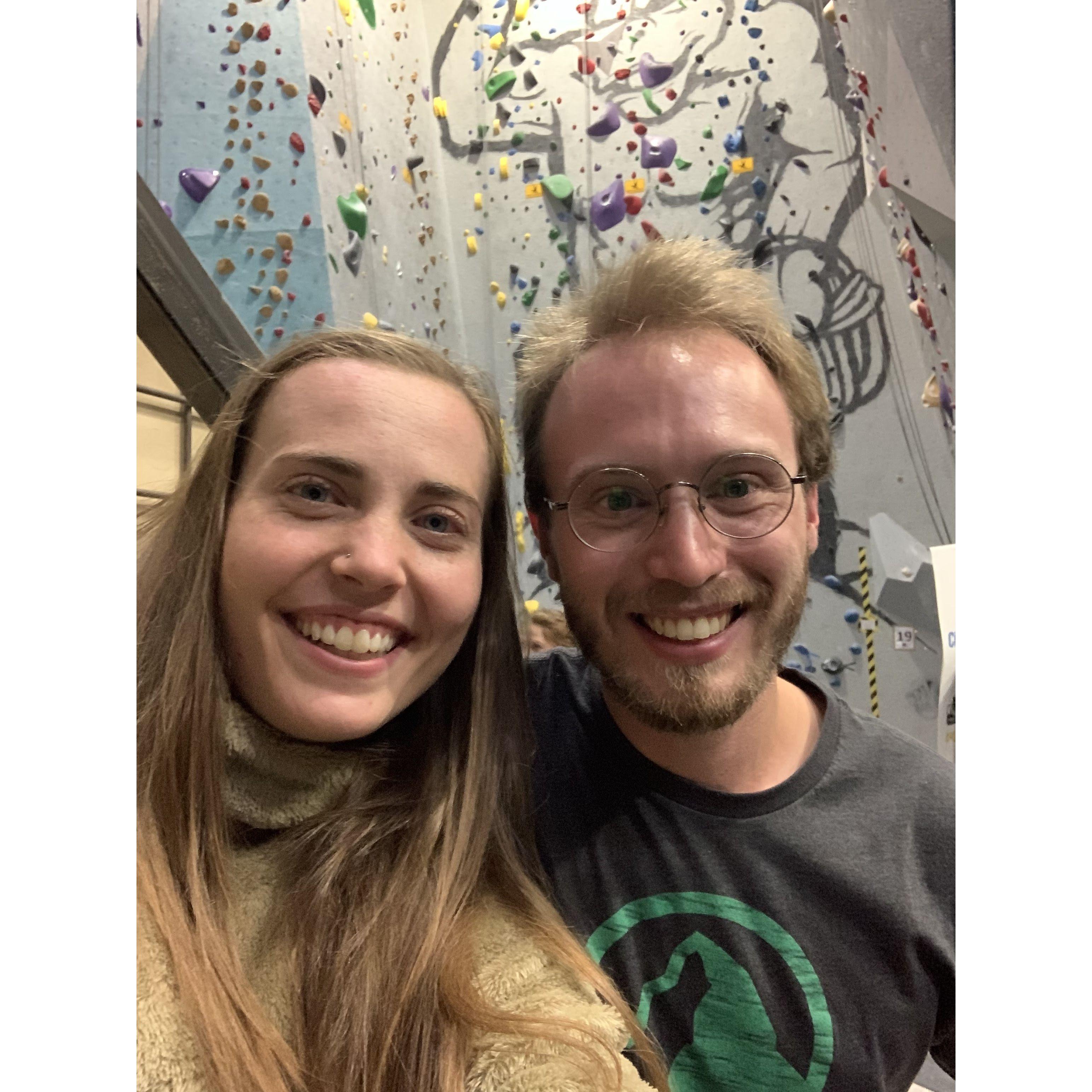 Sep 21: Watching a climbing competition!