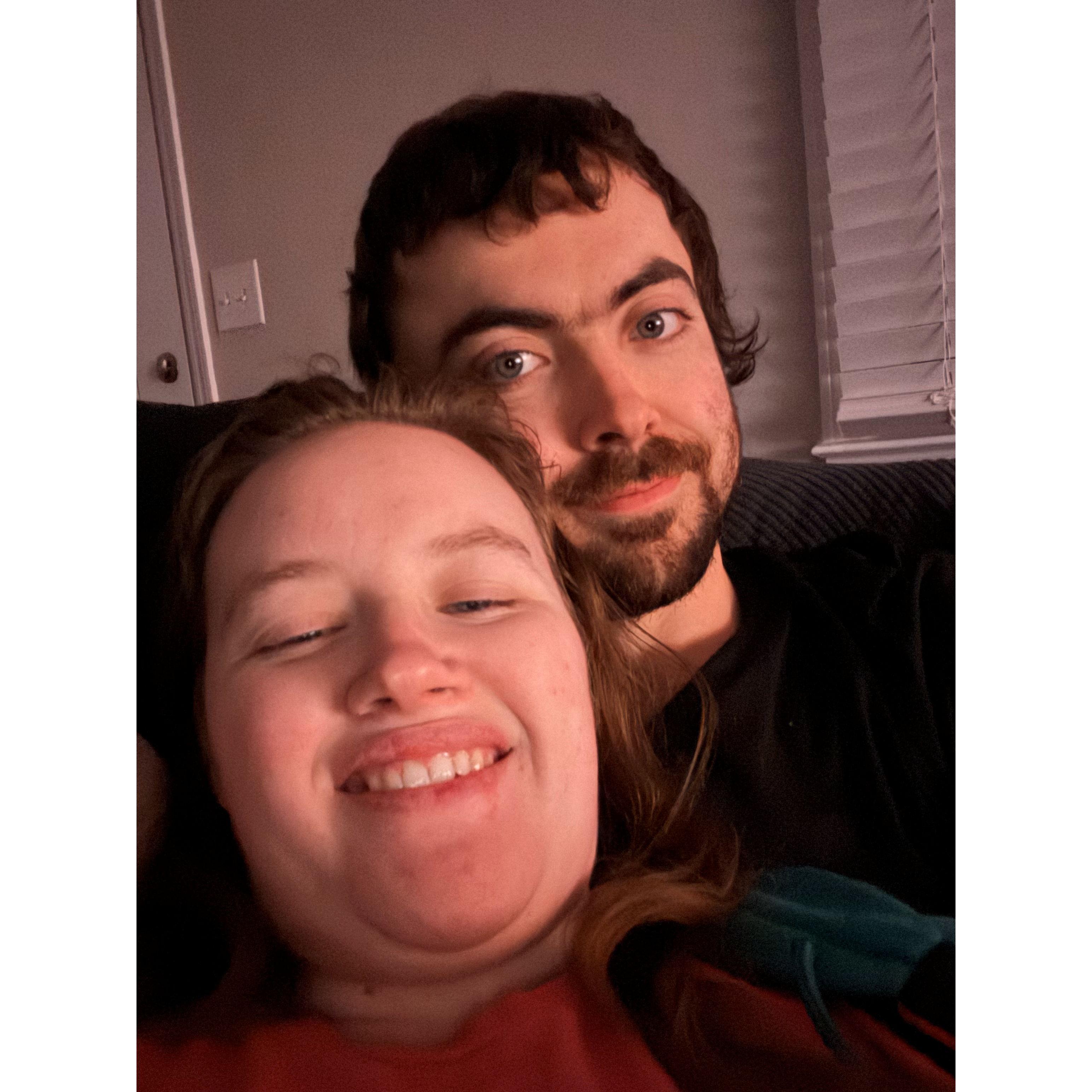 First night in our new house (2/14/25)