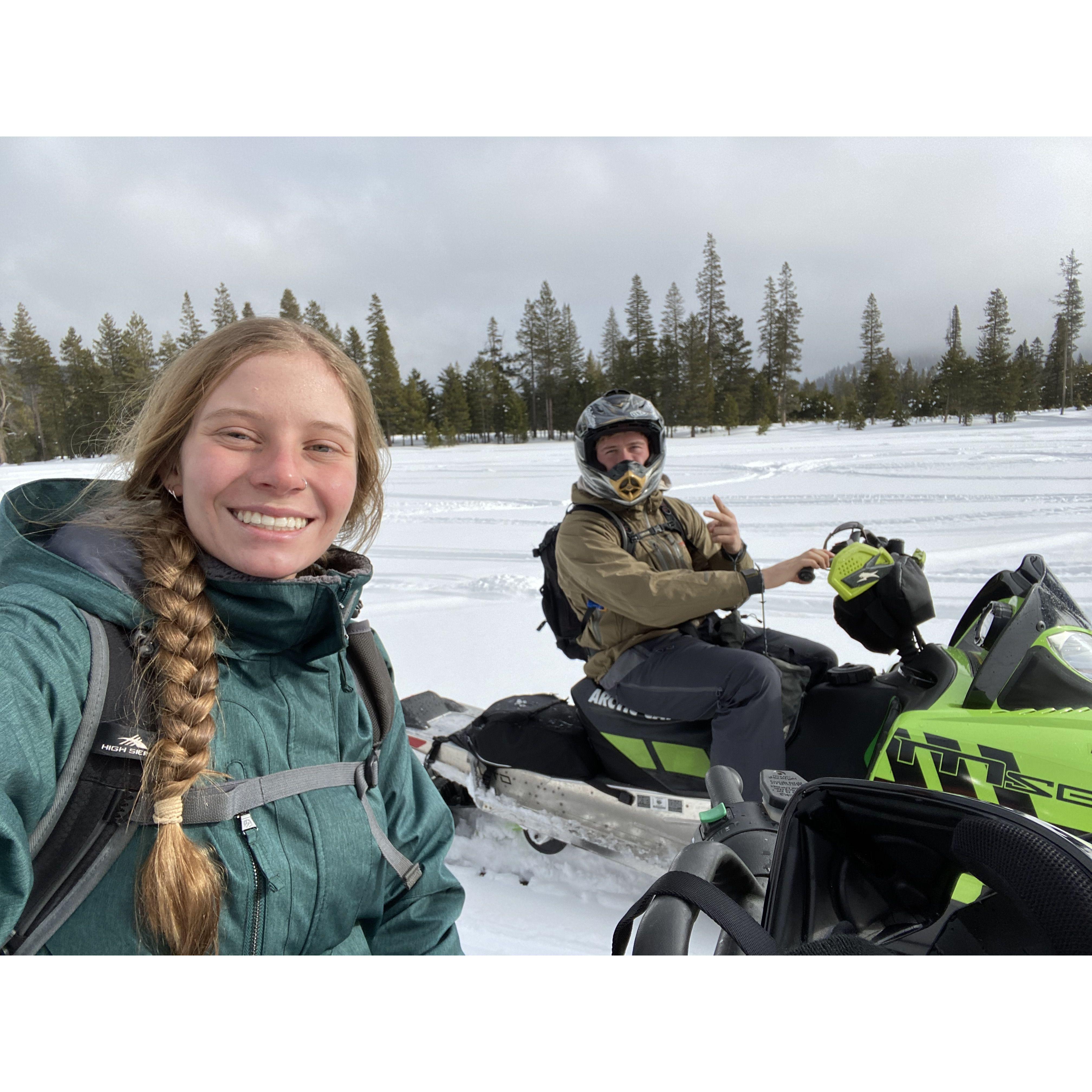 Snowmobiling!