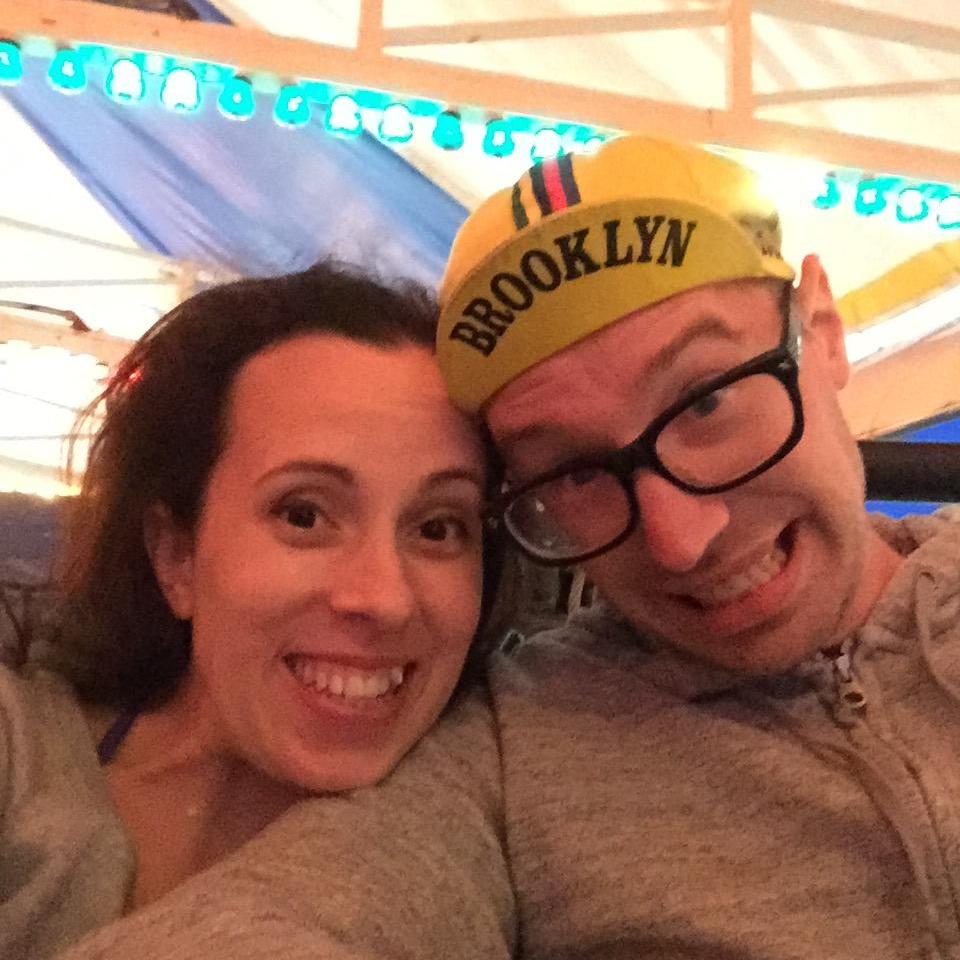 Riding the Scrambler at Coney.