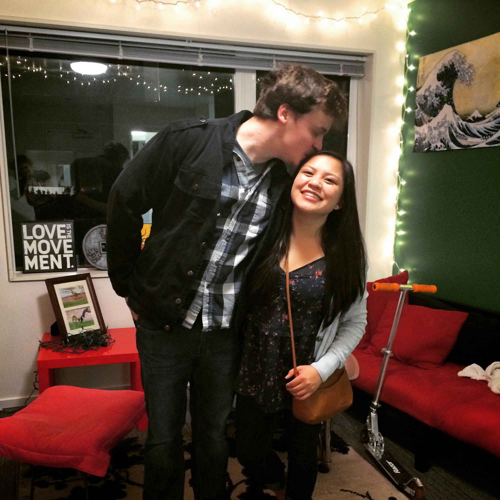 This was taken just before leaving to go to dinner for out 1 year anniversary!