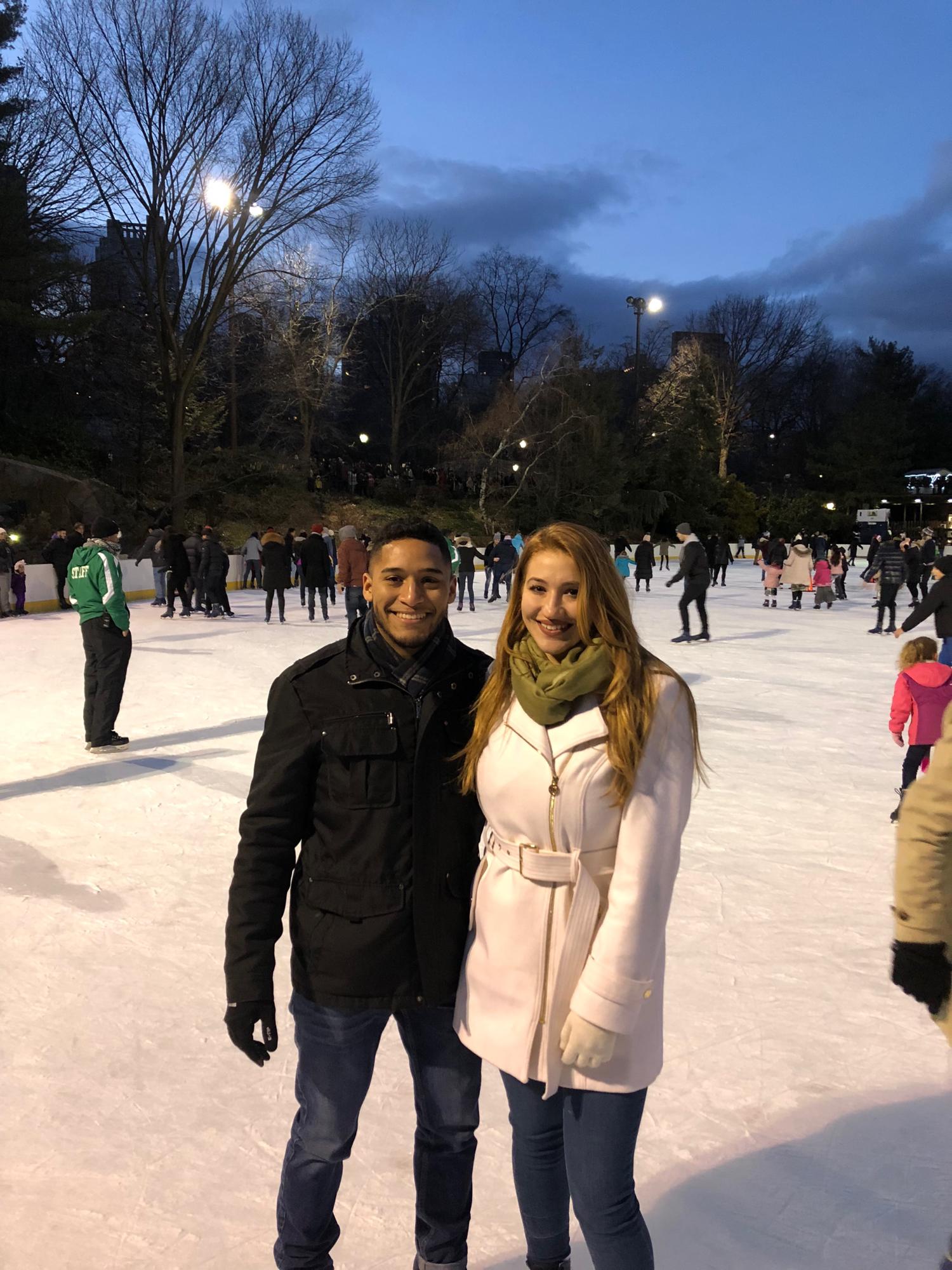 Ice Skating in Central Park