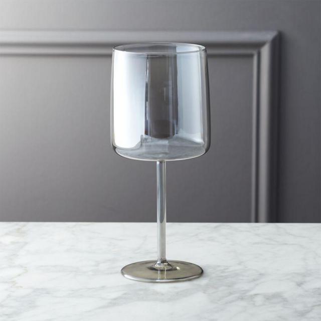 Shade Smoke Luster Red Wine Glass