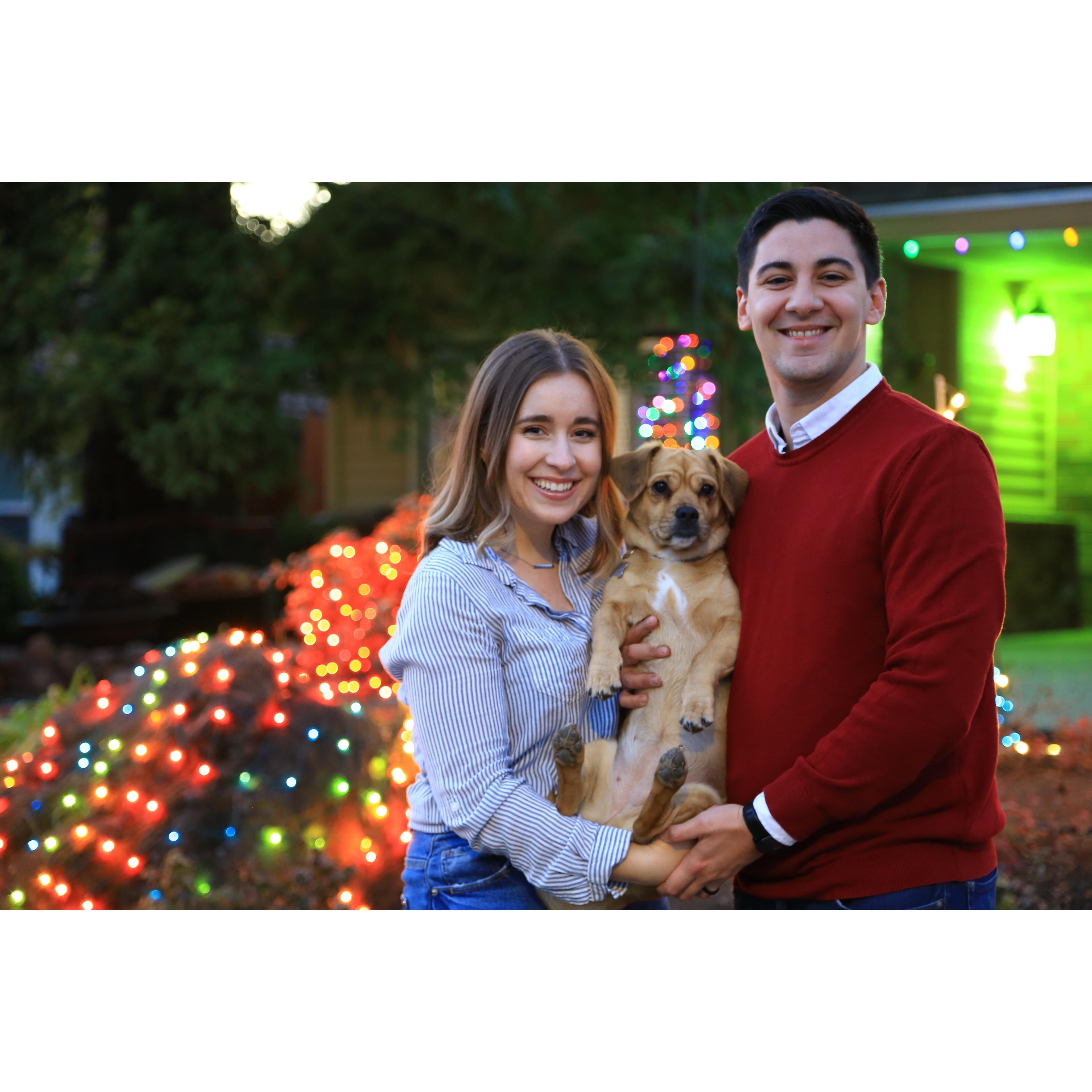 Our first Christmas an an official family!