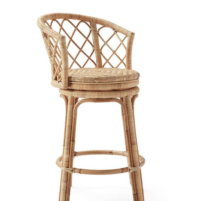Avalon Swivel Counter Stool (Natural)