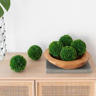 Boxwood Decorative Spheres, Set of 3