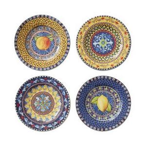 Sicily Mixed Salad Plates, Set of 4