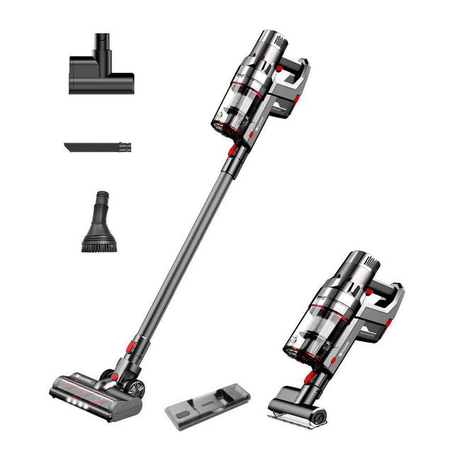 Proscenic P11 Cordless Vacuum Cleaner, Stick Handheld Vacuum with Mop, 25000pa Powerful Motore Touch Screen, Removable Battery, 3 Adjustable Suction Modes for Hard Floor/Carpet/Pet Hair/Floor Washing