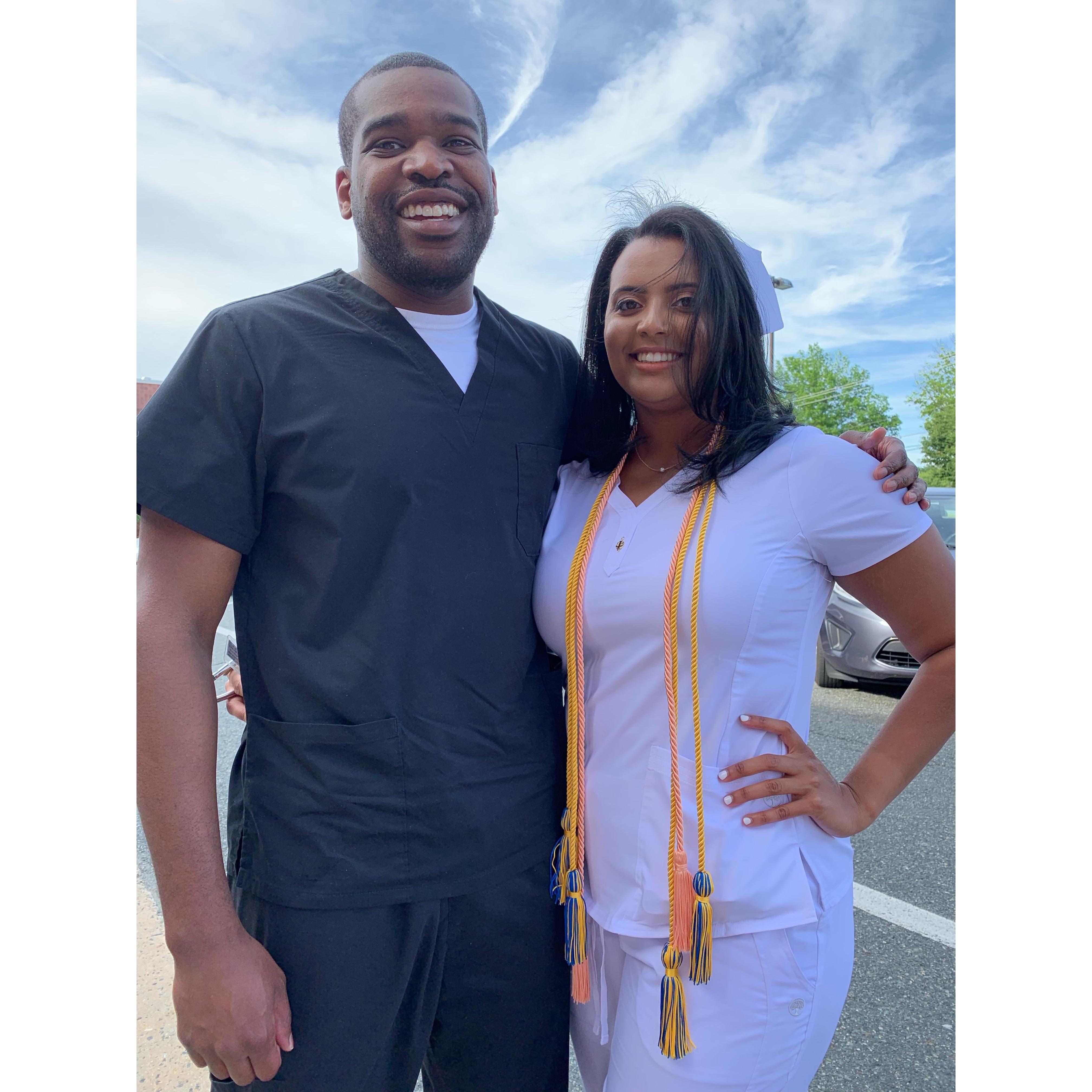 My pinning ceremony