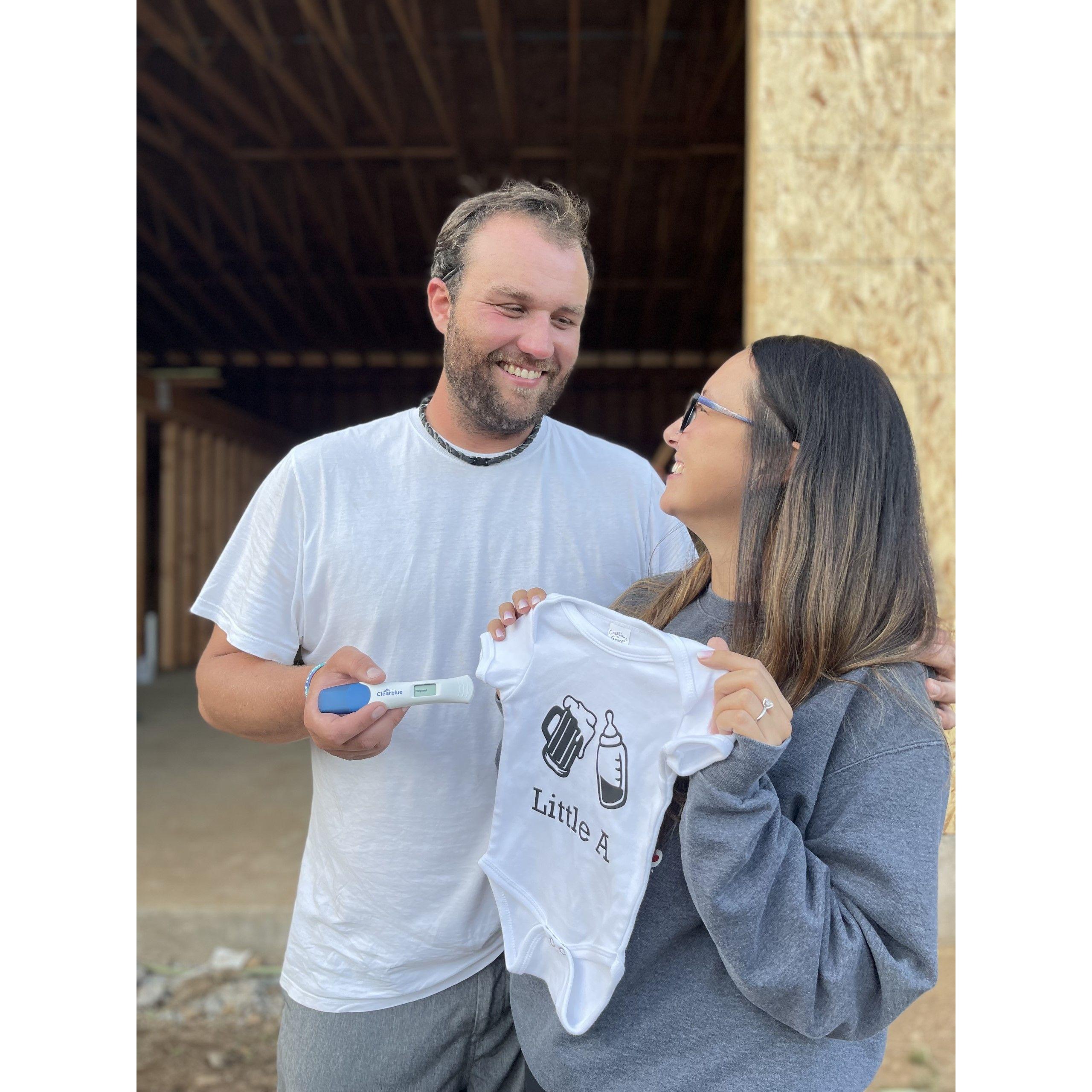 September 2nd, 2023. The day we found out about baby Neary! We weren't expecting to be starting a family that soon but we wouldn't change a thing!