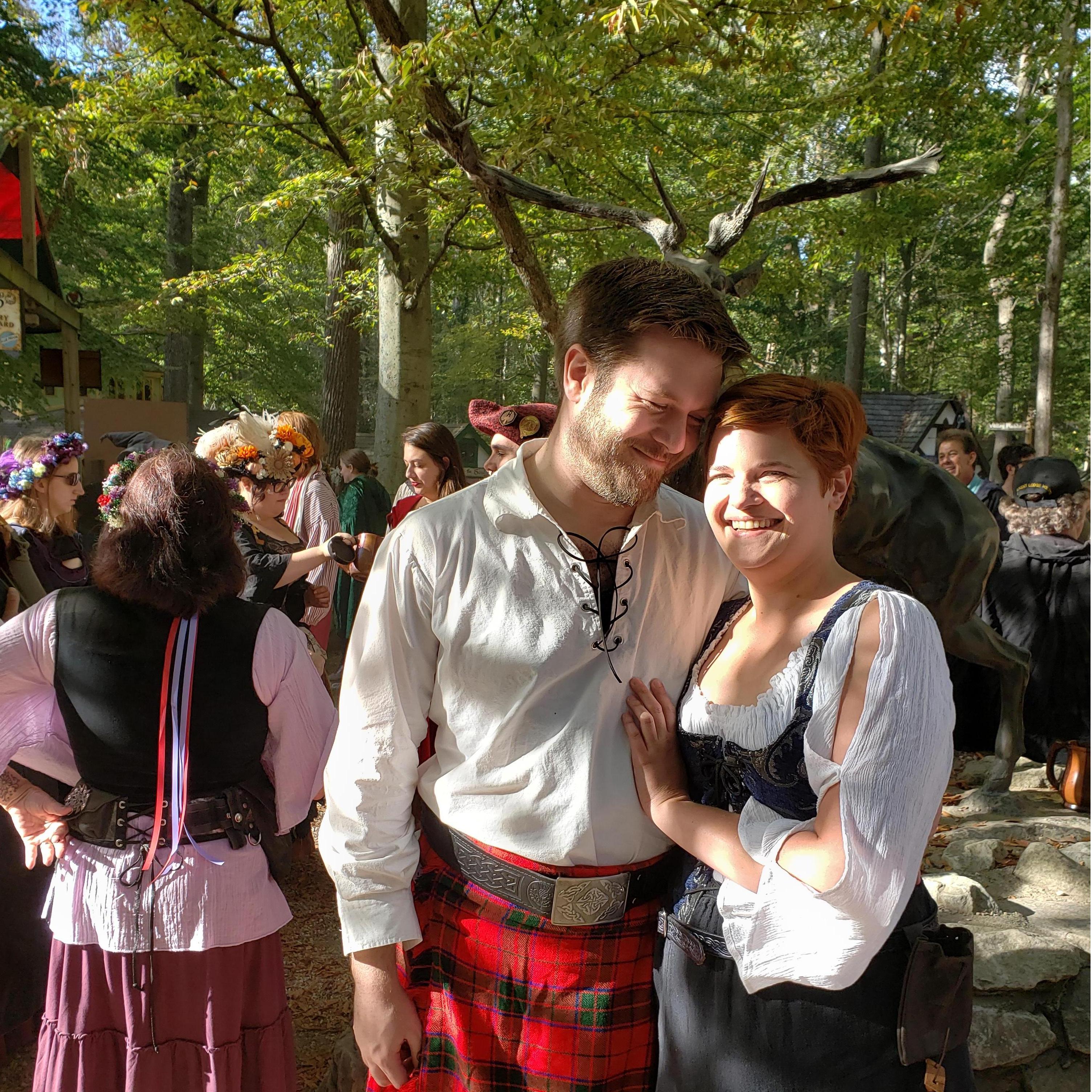 Cute nerds at the Maryland Rennaisance Fest