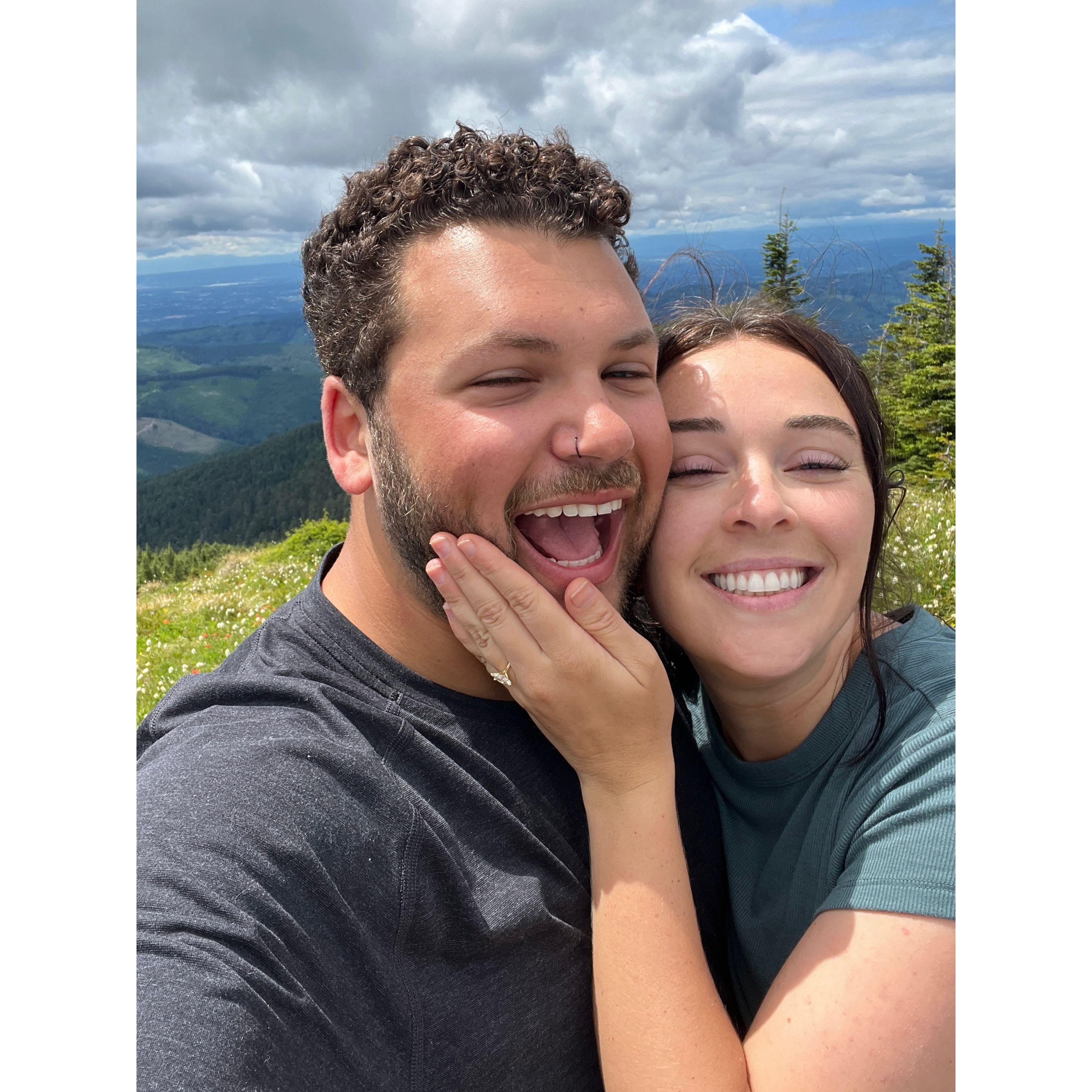 Right after we got engaged on June 30th, 2024