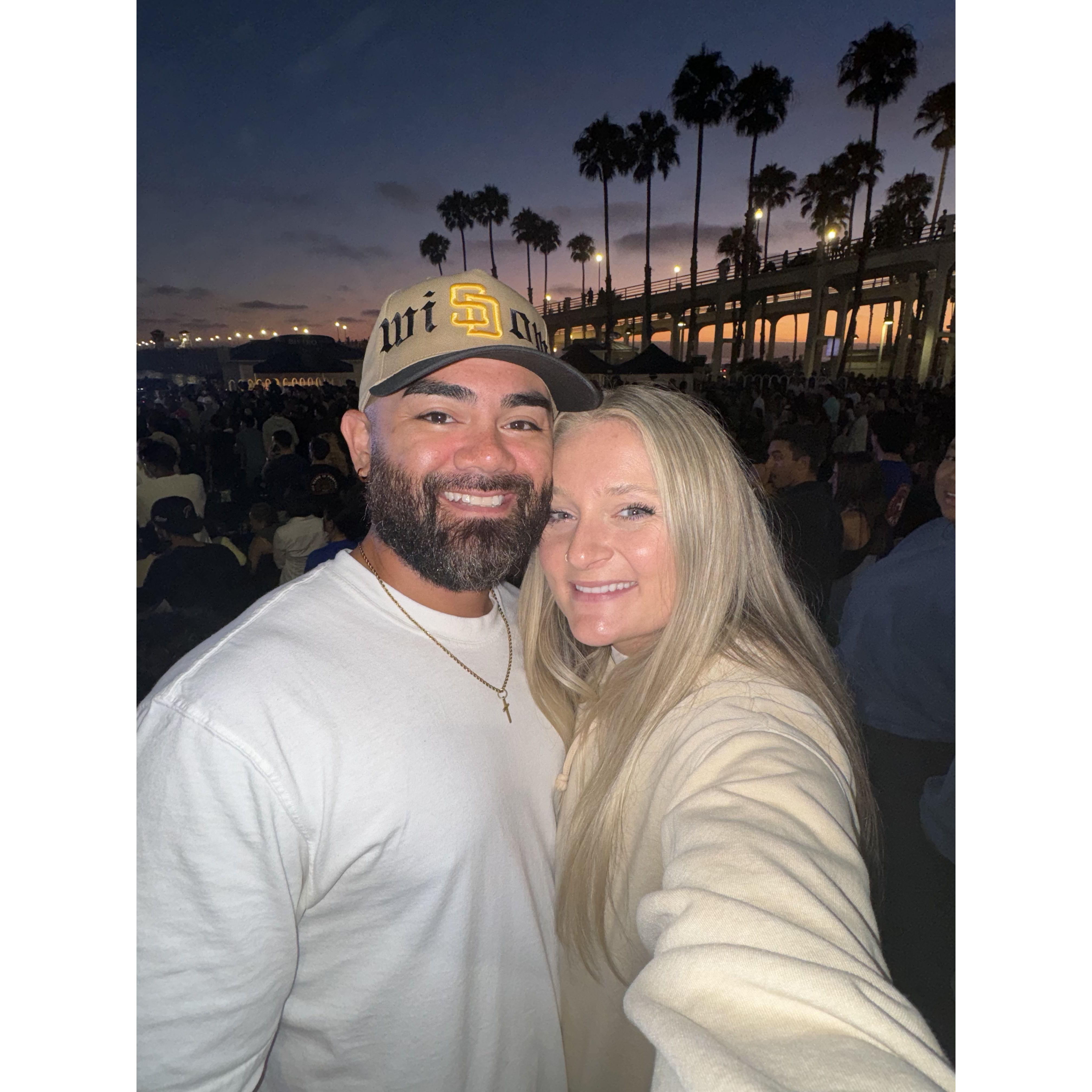 Worship night at the Oceanside Amphitheater.