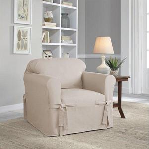 Relaxed Fit Duck Furniture Box Cushion 3 Piece Slipcover Set