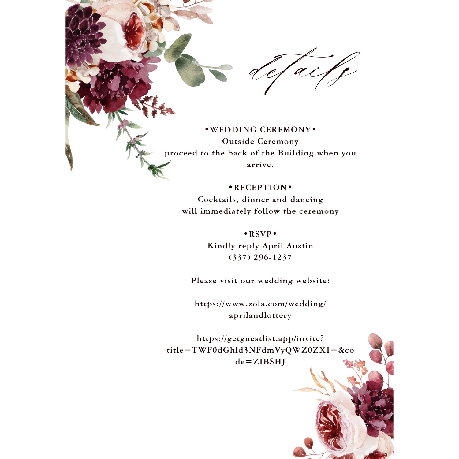 Order of Service
