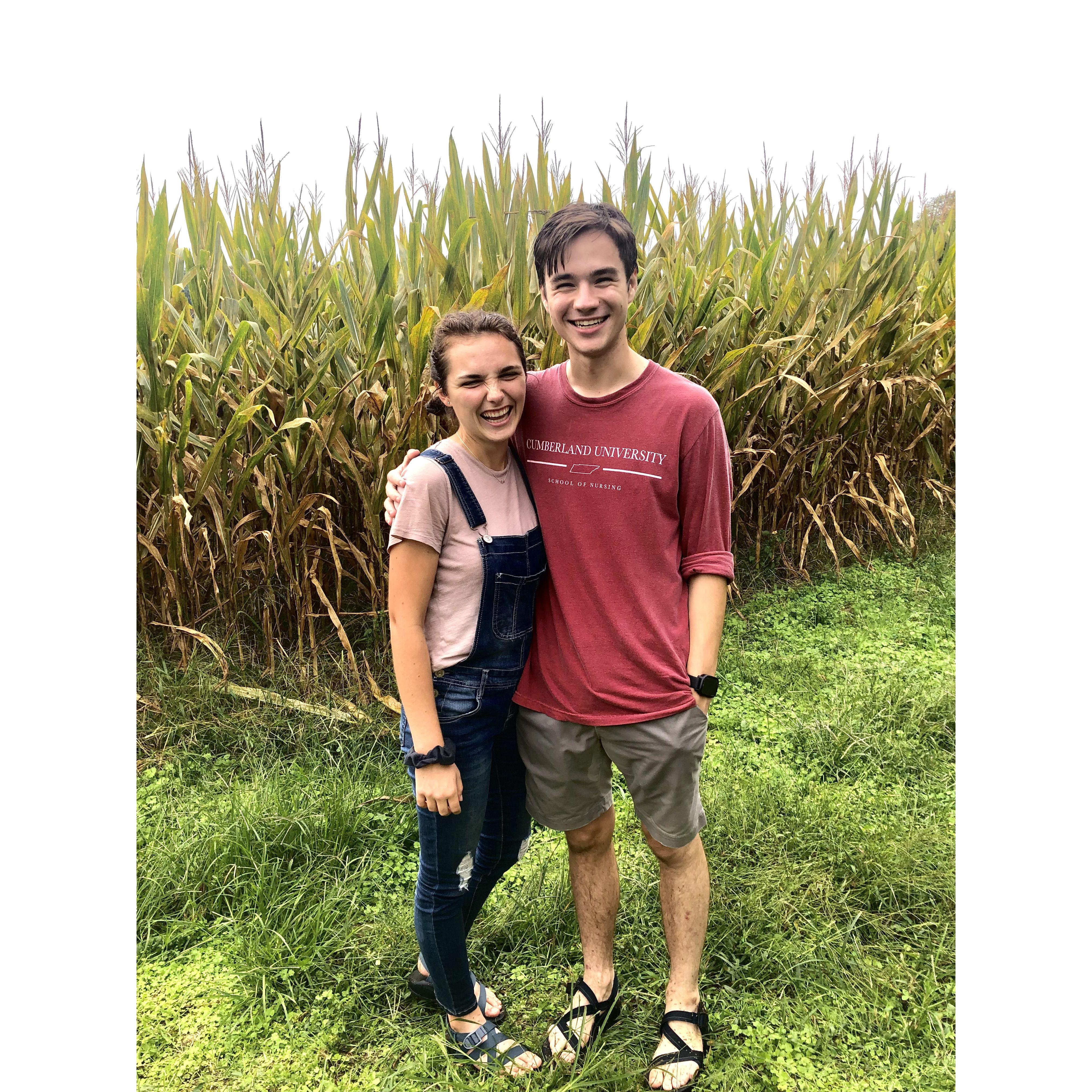 Got rained on in the corn maze... oops! (Oct. 21)
