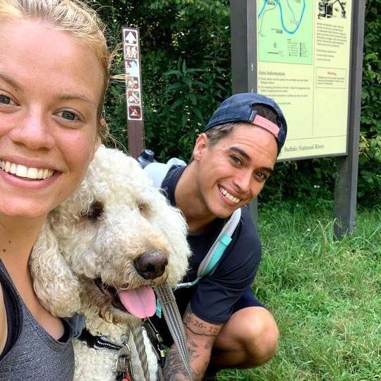 One of many hiking trips!