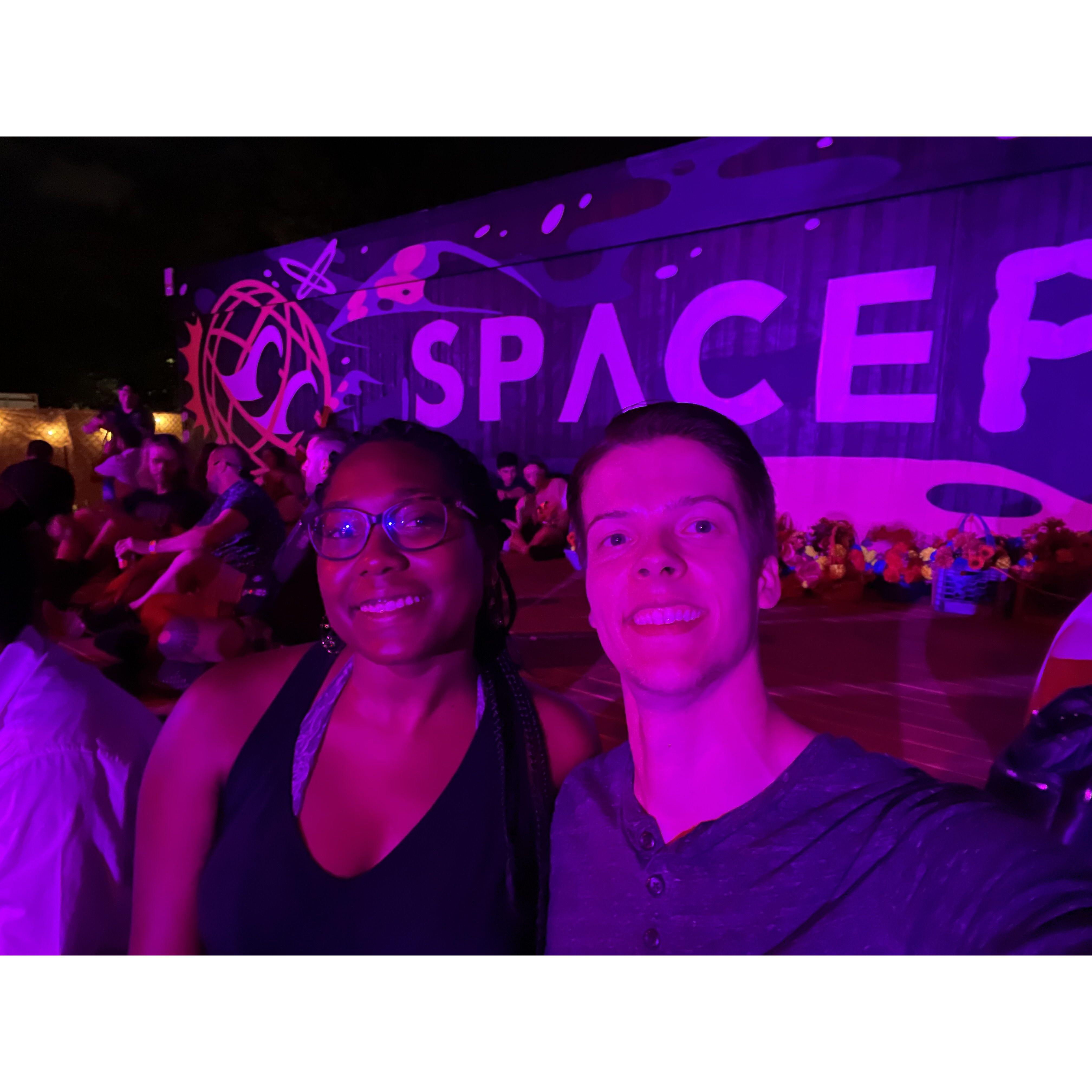 Ringing in the New Year at a Disclosure concert