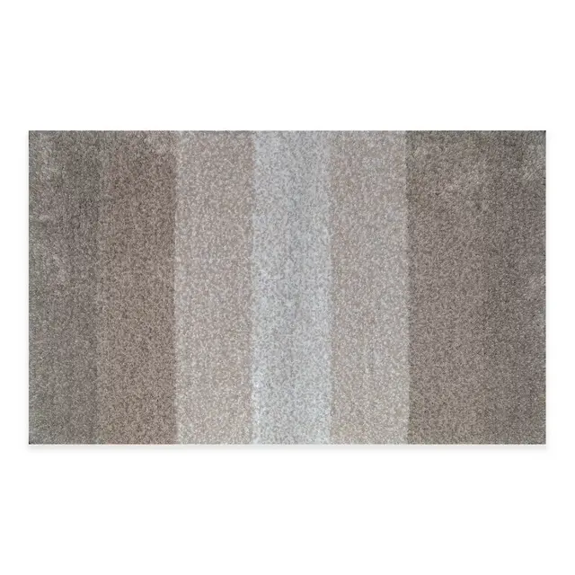 Fashion Ombre Striped 20'' x 33'' Bath Mat in Brown