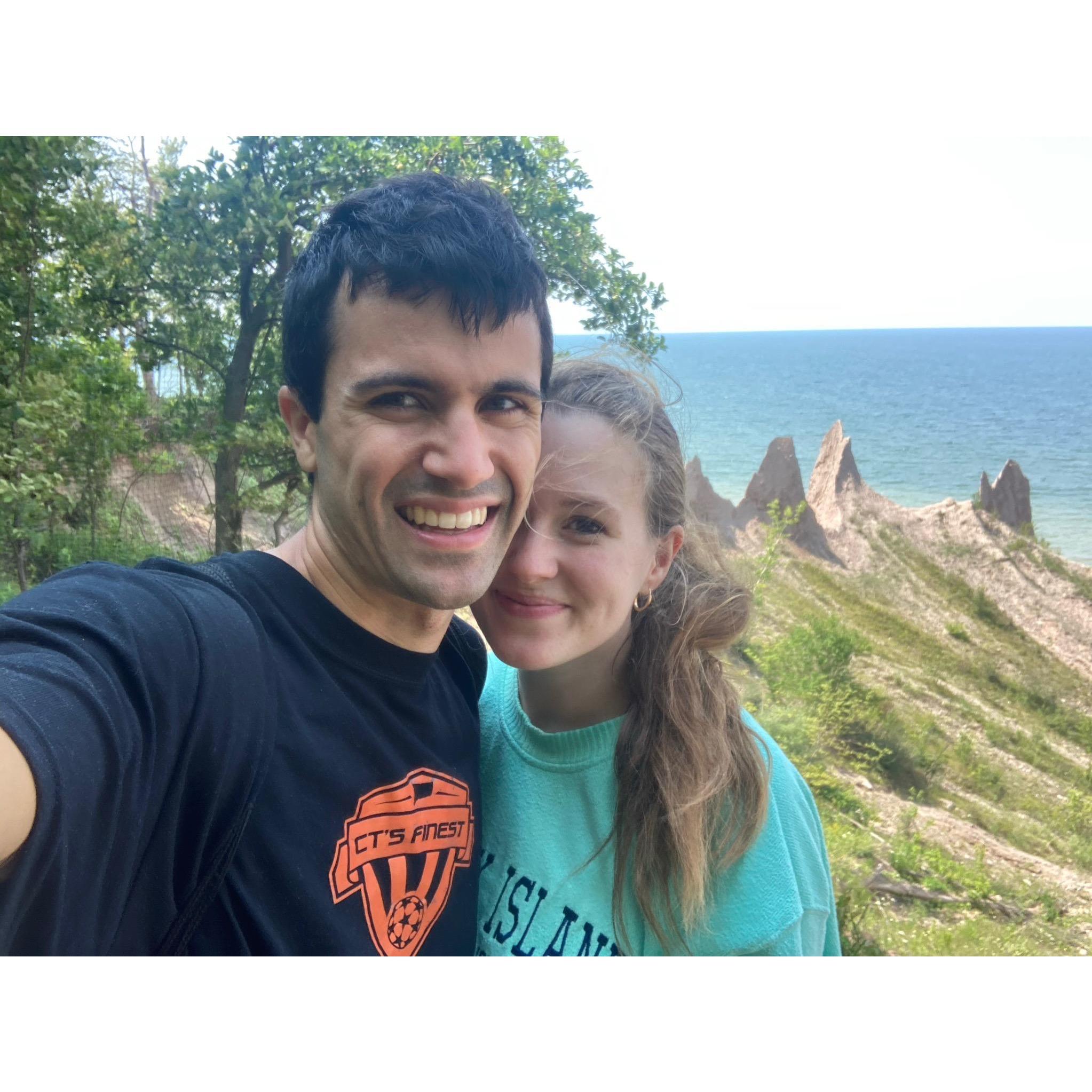 Chimney Bluffs!