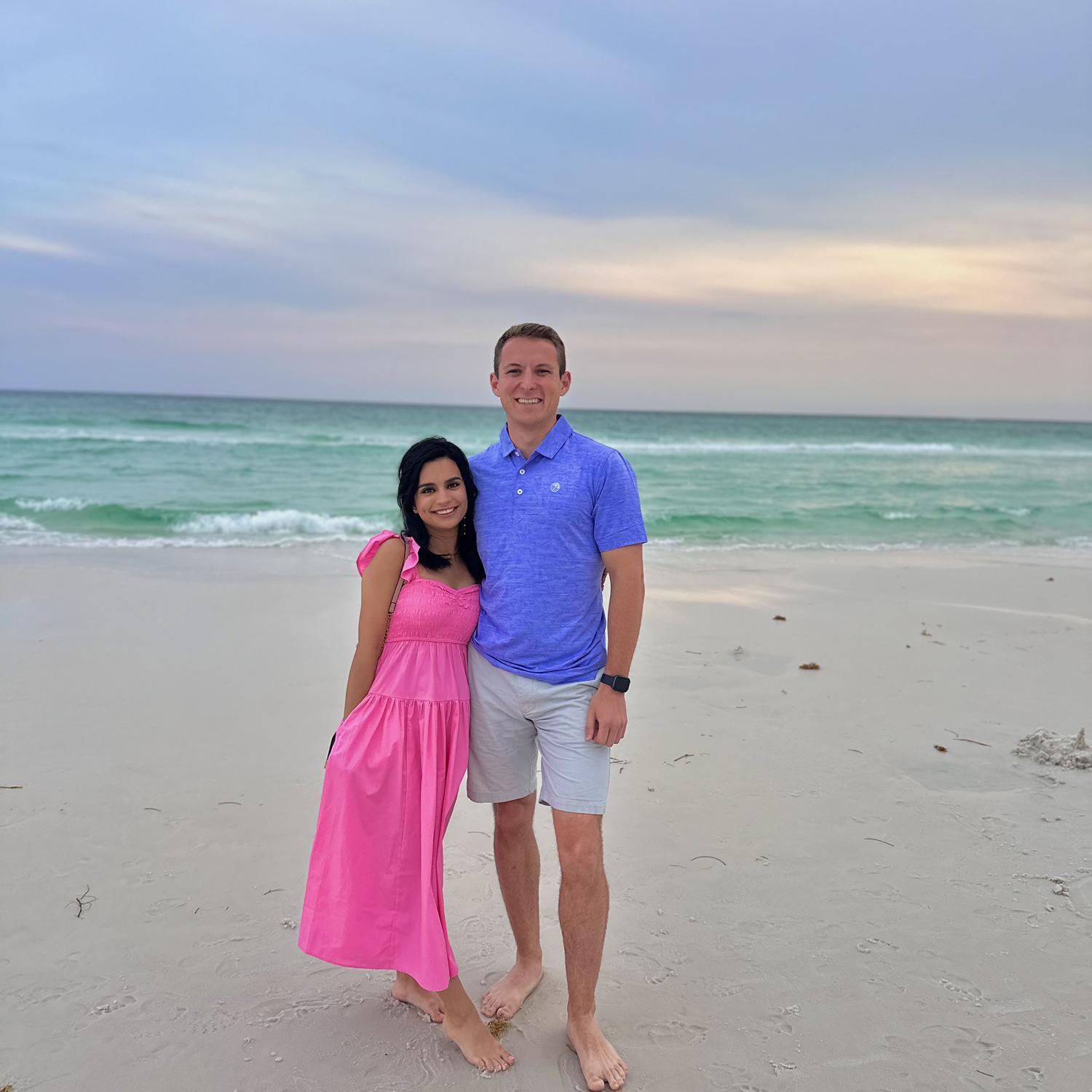 Parker maybe would have proposed on this beach if Nioz's ring had not taken longer than expected to create!