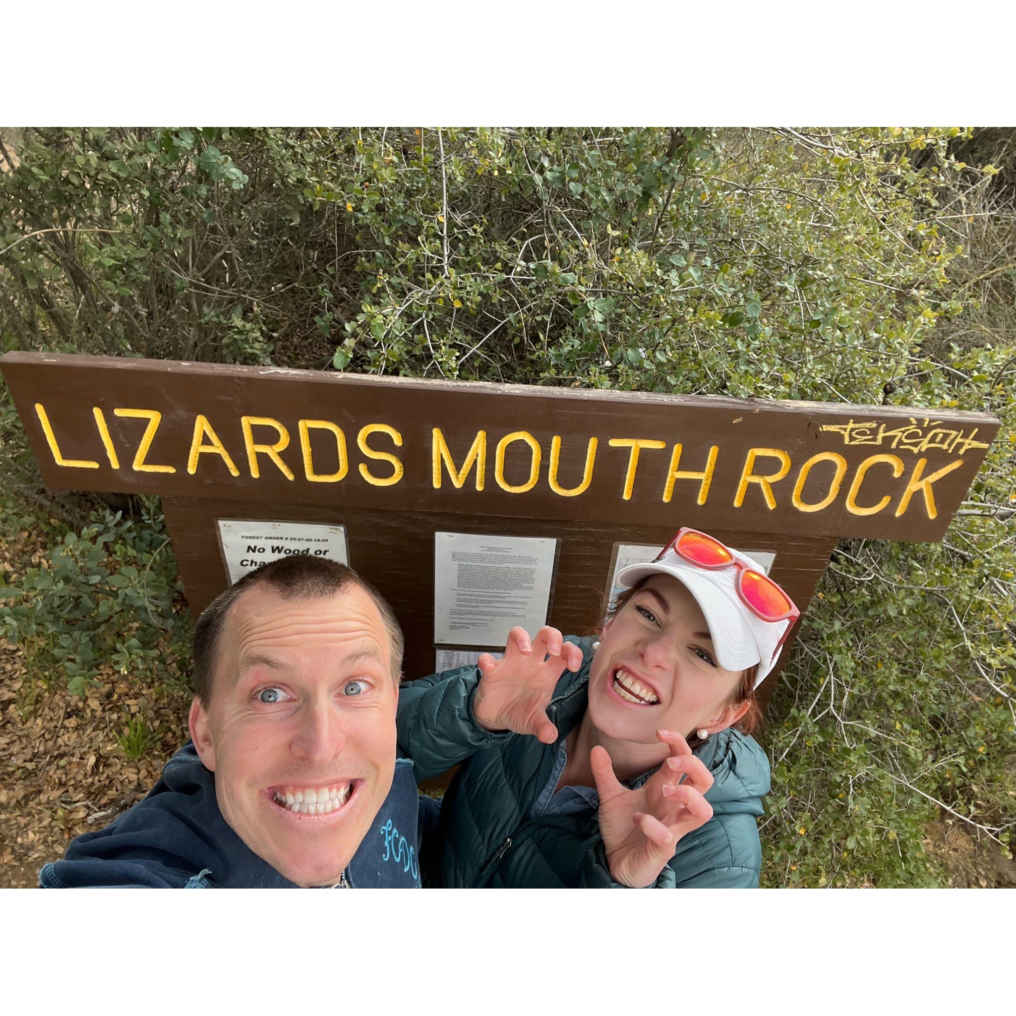 Hiking while in Santa Barbara.